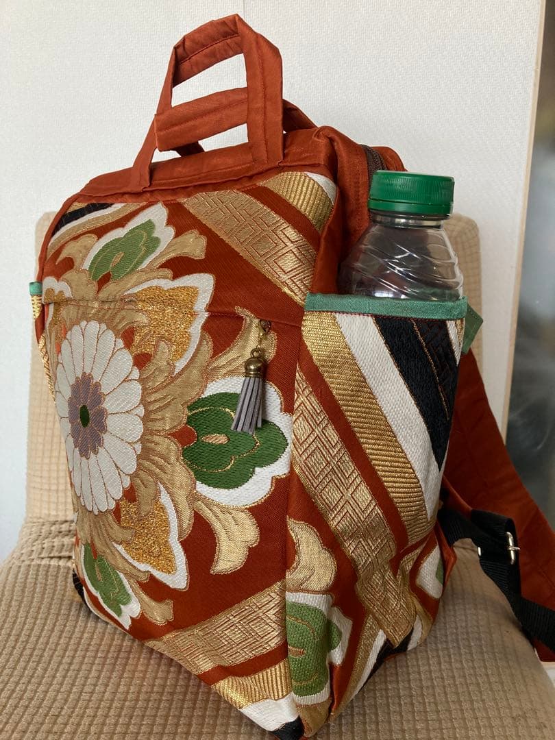 一点物　特注　オーダー　豪華着物帯リュック