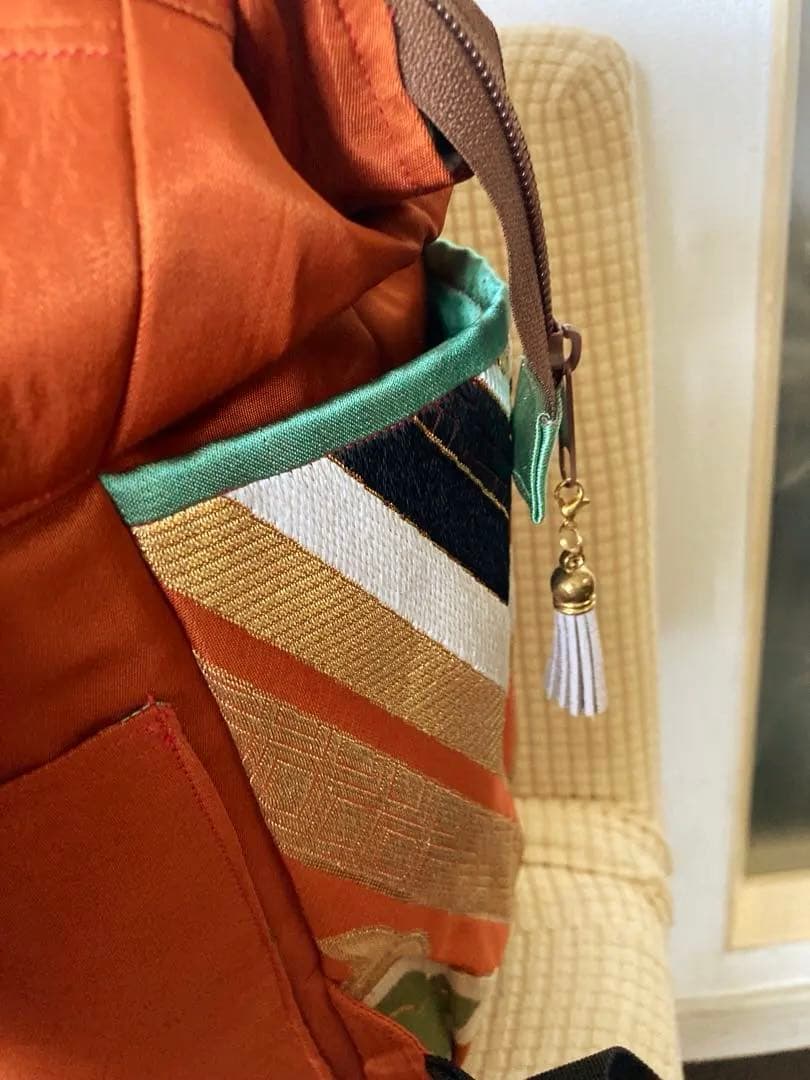 一点物　特注　オーダー　豪華着物帯リュック