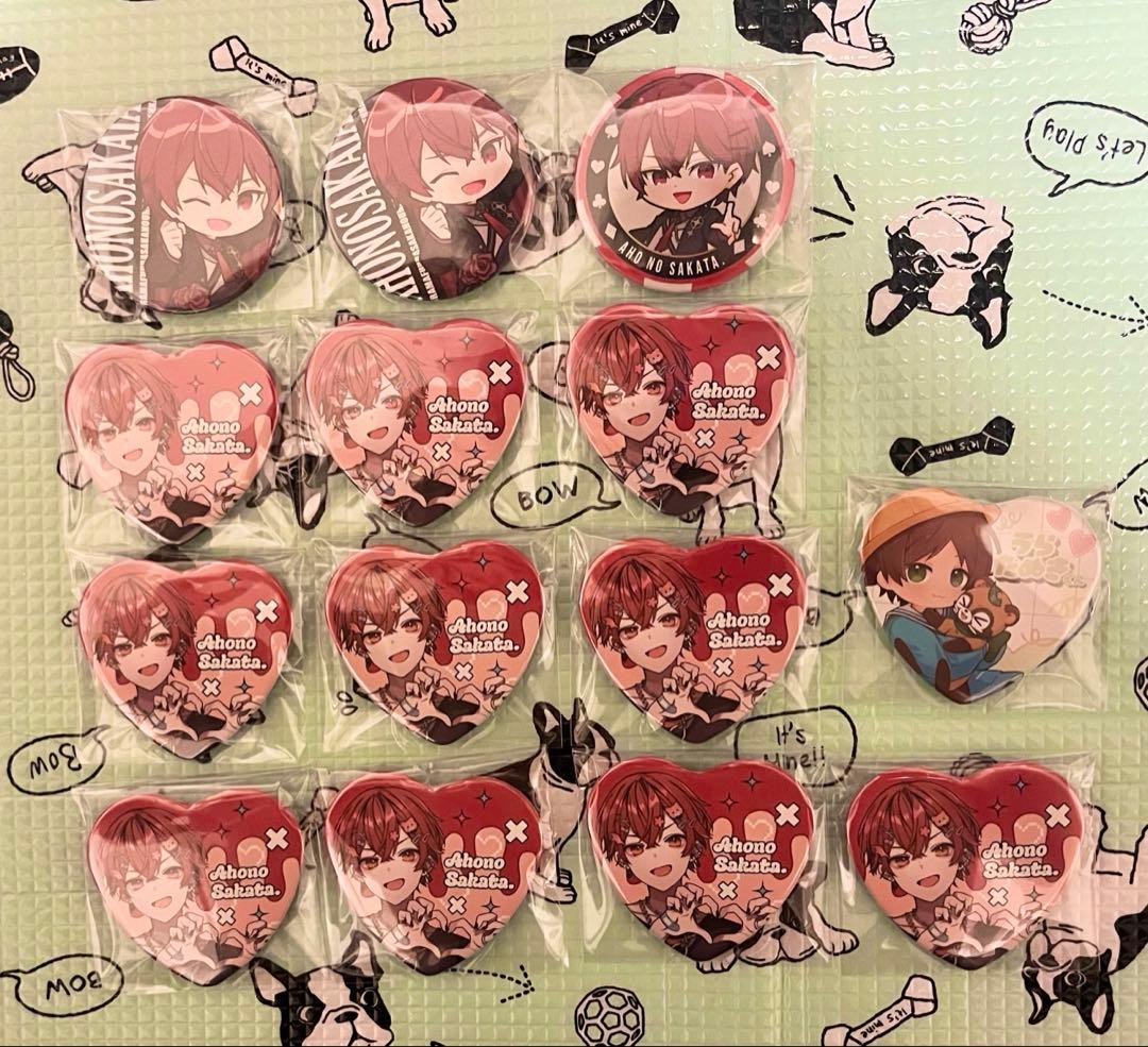 そらまふうらさかから逃げられない！ あほの坂田。うらたぬき 缶バッジ