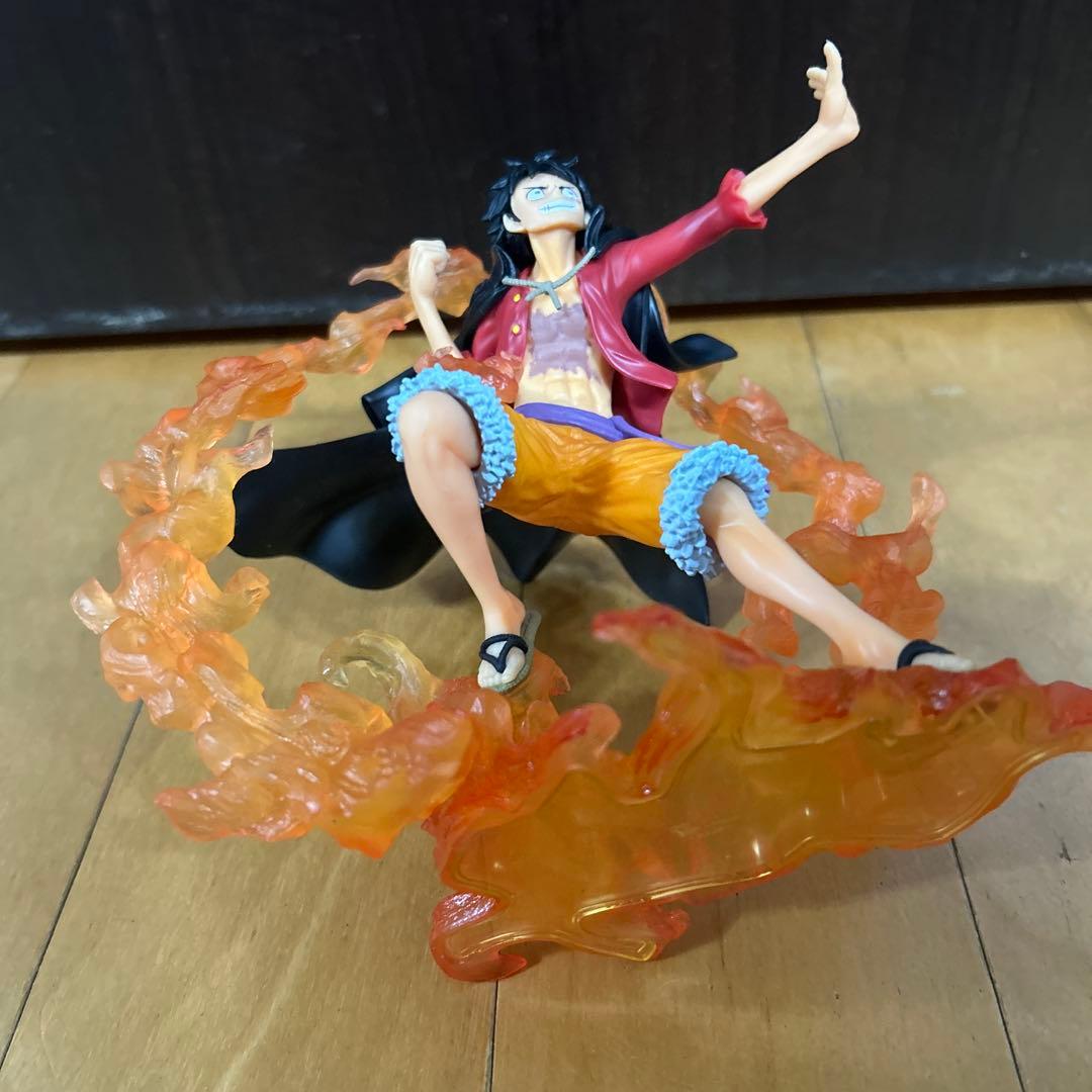 ワンピース ルフィ フィギュア 炎エフェクト - メルカリ