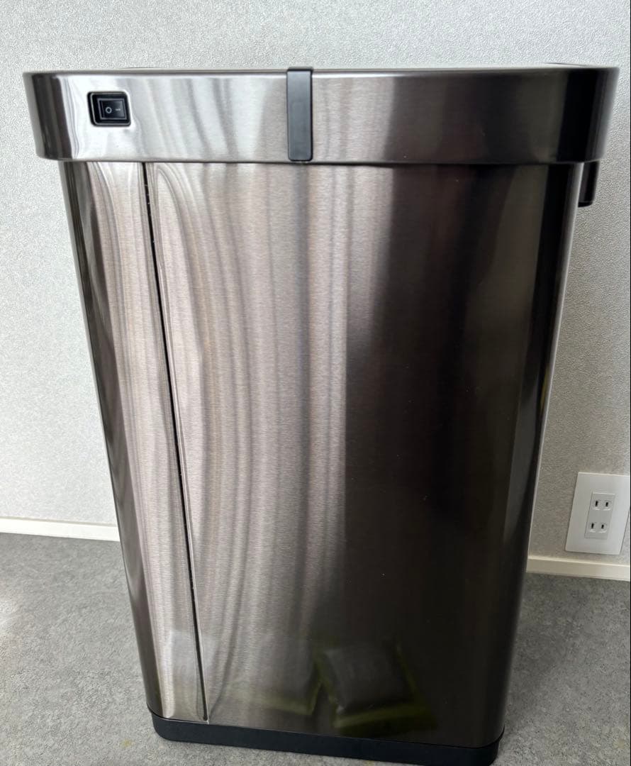 EKOセンサーゴミ箱　ブラックステンレス EK9378 BLACK 美品