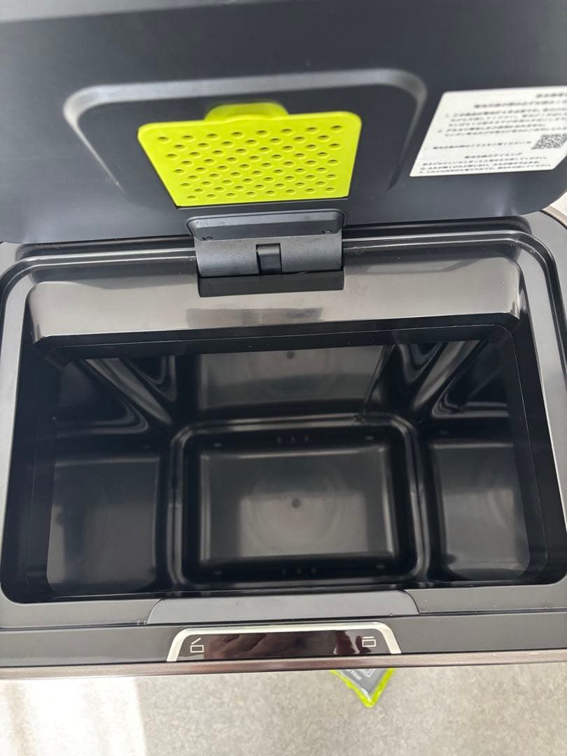 EKOセンサーゴミ箱　ブラックステンレス EK9378 BLACK 美品