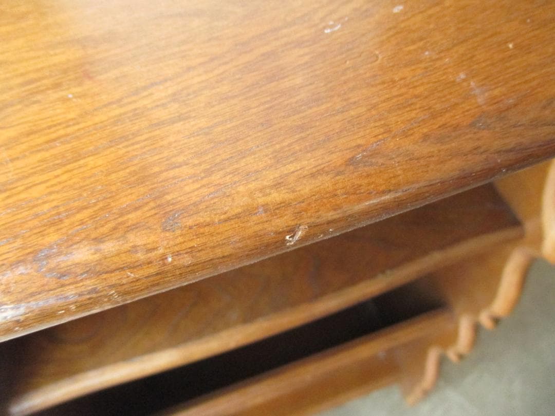 カリモク◎電話台+マガジンラック棚 ◎