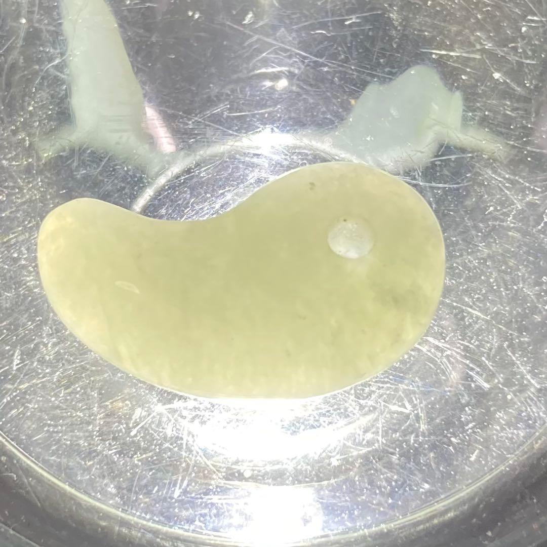 【ハンドメイド】おまけ付　糸魚川翡翠　入りコン沢　青翡翠　マクラメ鹿紐ネックレス