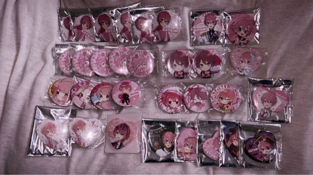 すとぷり さとみくん 缶バッジ まとめ売り - メルカリ