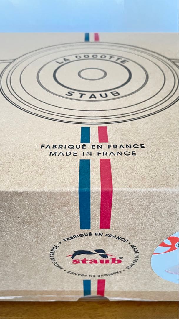 ストウブ　グランドココット　24cm シフォンローズ色　ミトン付き