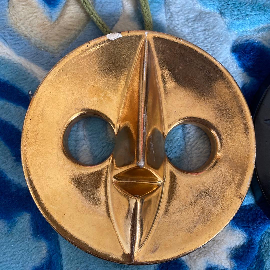 岡本太郎　EXPO'70大阪万博　太陽の塔　太陽の顔　オブジェ　陶器　壁掛け