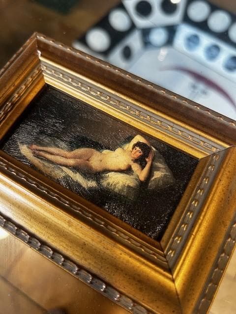 裸のマヤ　ミニ絵画