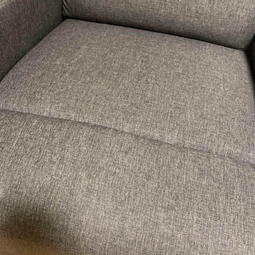 リクライニング グレー 1人掛けソファ【美品】