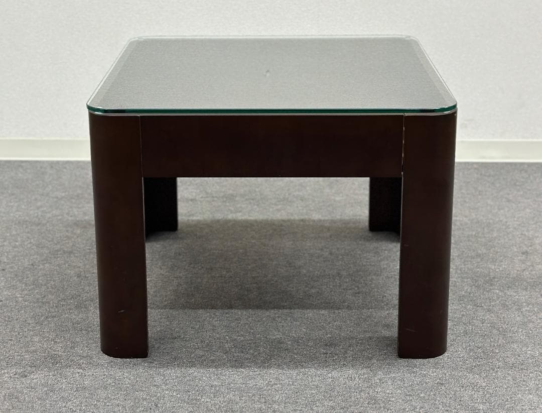 WISE WISE■ガラス天板テーブル　サイドテーブル　センターテーブル　トレイ