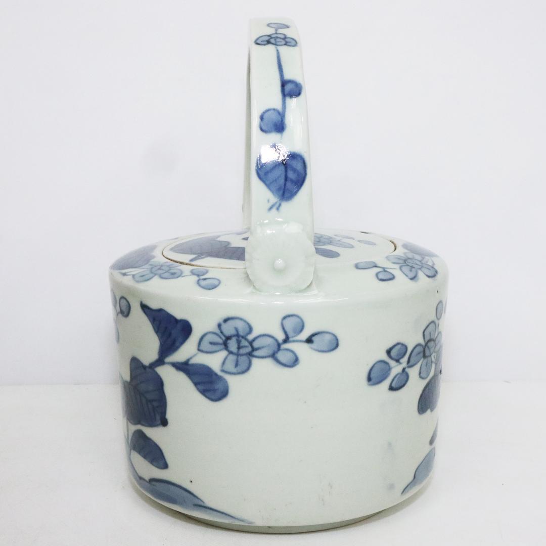 古伊万里 染付 花 蓮子 水注 銚子 酒器 - メルカリ