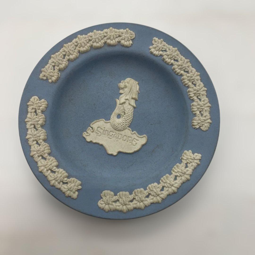 ウェッジウッド（WEDGWOOD）ジャスパーウェアのミニプレート（豆皿