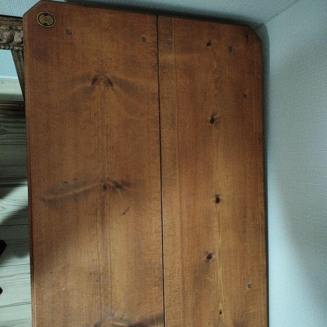 古いミシンSINGERリメイク 木製デスク クラシックスタイル 古い家具