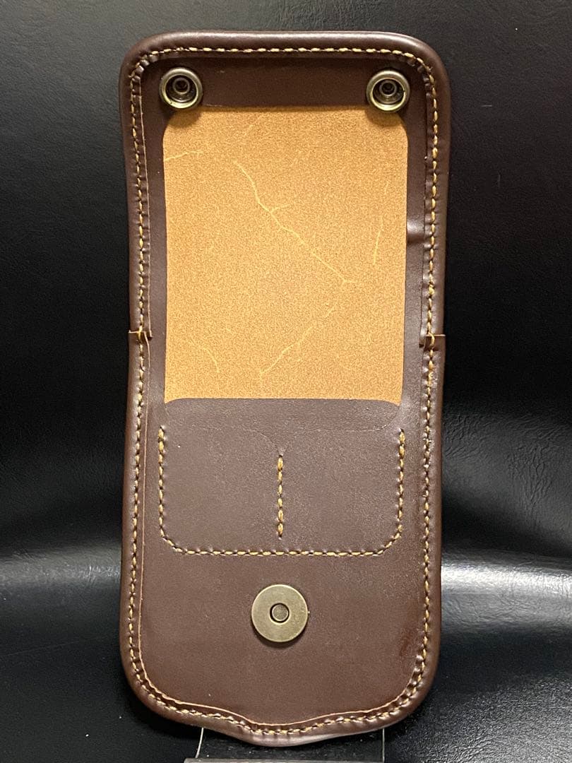 【レザーハンドメイド_全て手縫い】ドロップインダーツケースNo.61