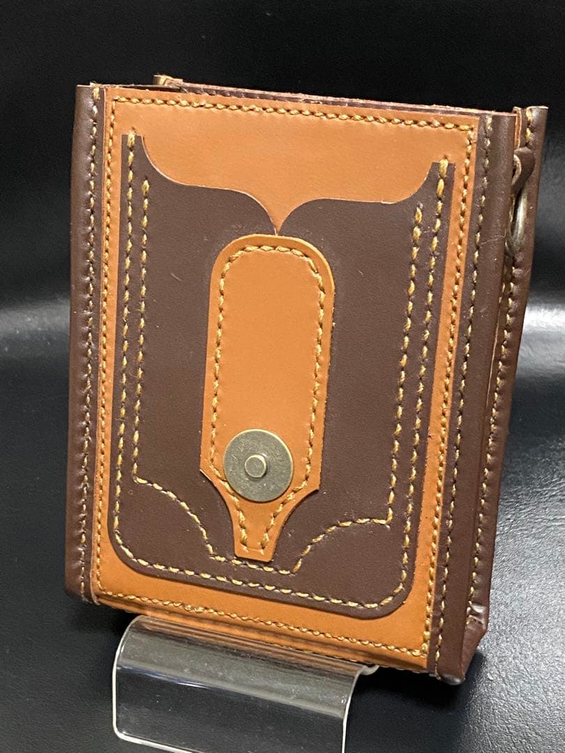 【レザーハンドメイド_全て手縫い】ドロップインダーツケースNo.61