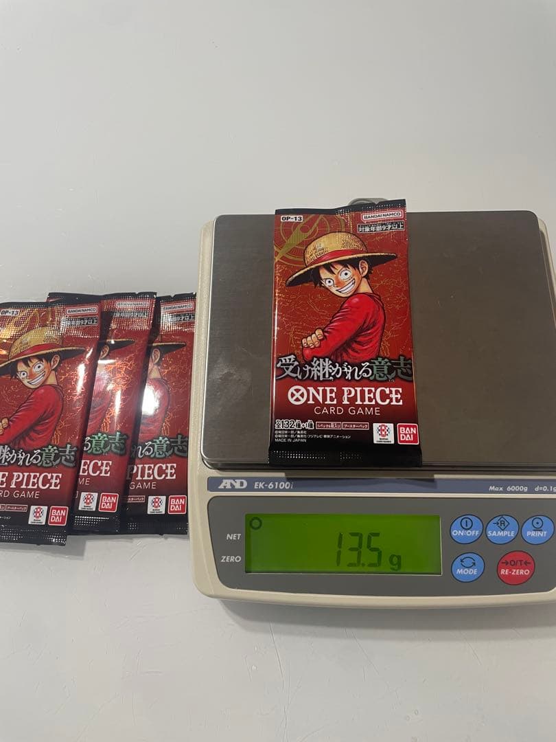 二*ス様 OP-13 受け継がれる意志| 13.4〜13.7g | 5パック