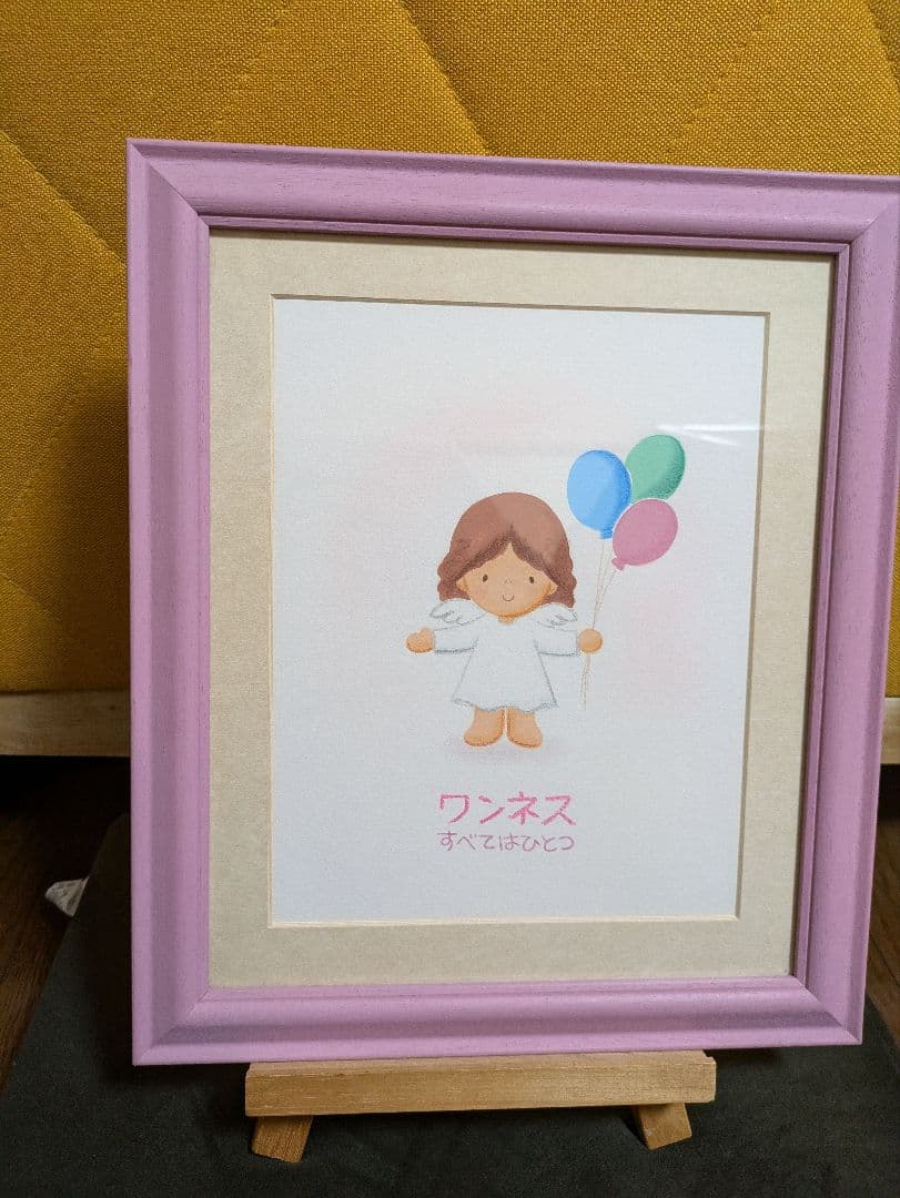 守護天使パステル画１点物[原画]最終値下げ