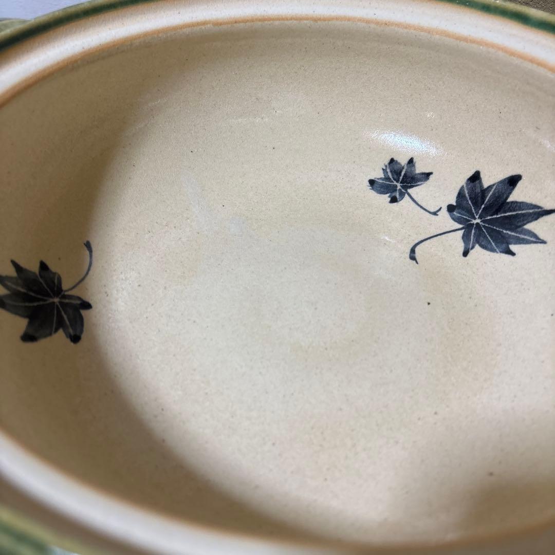 未使用 萬古焼 利行窯 土鍋 8号 3〜4人用 緑 遠赤外線効果