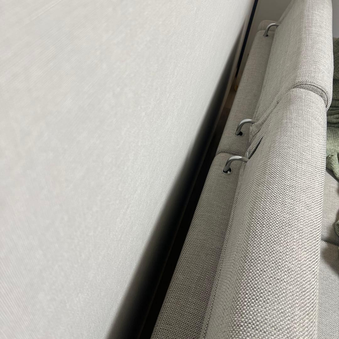 12/25(木)まで出品　unico LOM カバーリングソファ3人掛け