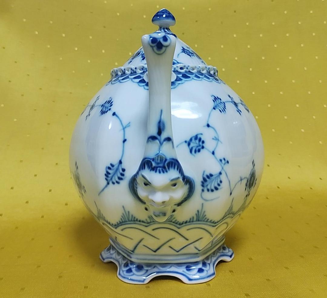 【新品・未使用・注意あり】ロイヤルコペンハーゲン　フルレース　ポット