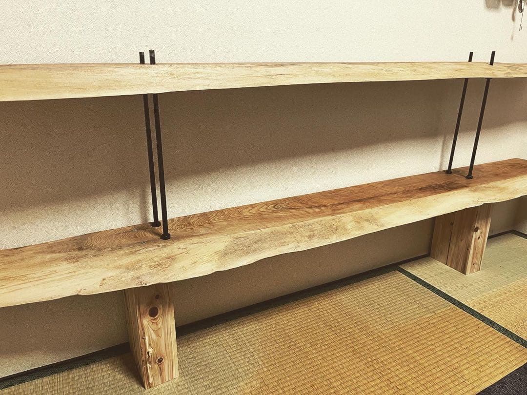 けやき木　一枚棚　　長さ2100