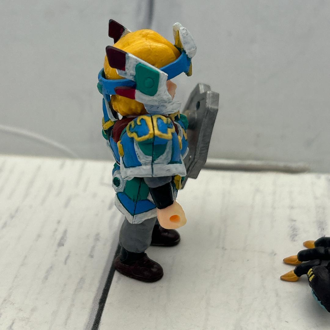 甲竜伝説ヴィルガスト 2刀流　リペイント　戦士クイと蜘蛛:英雄物語 ガン消し