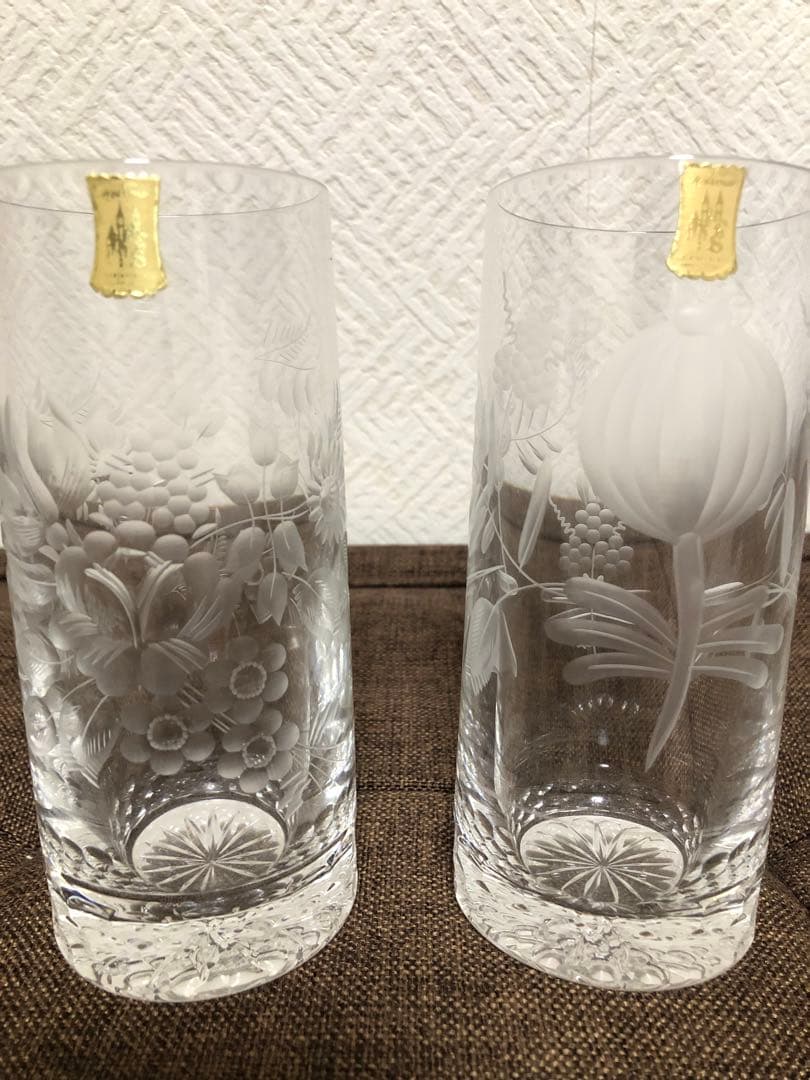 【マイセン】ロングタンブラーグラス【Meissen】