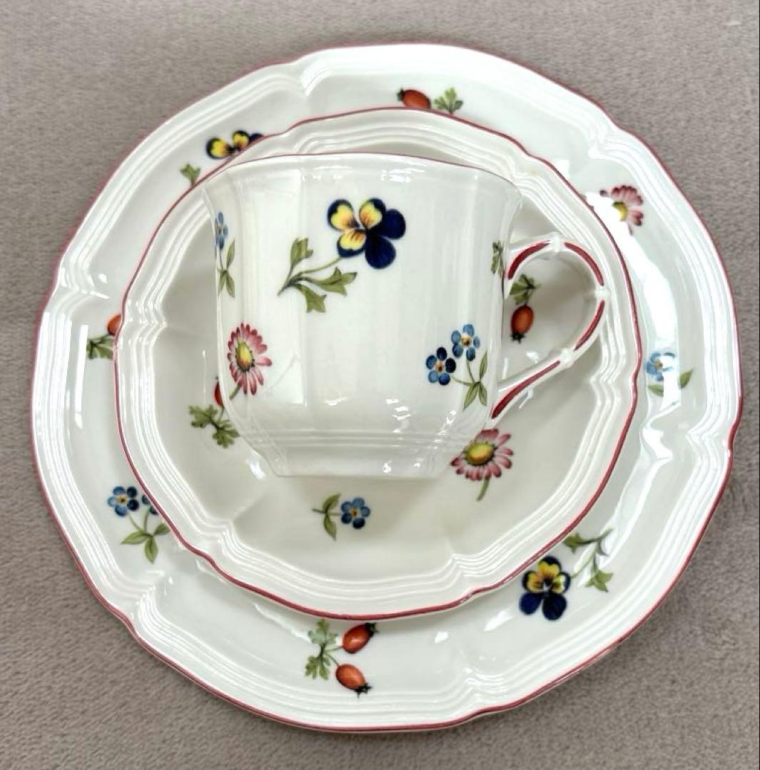 ビレロイ&ボッホ プチフルールシリーズ プレート　5枚セット