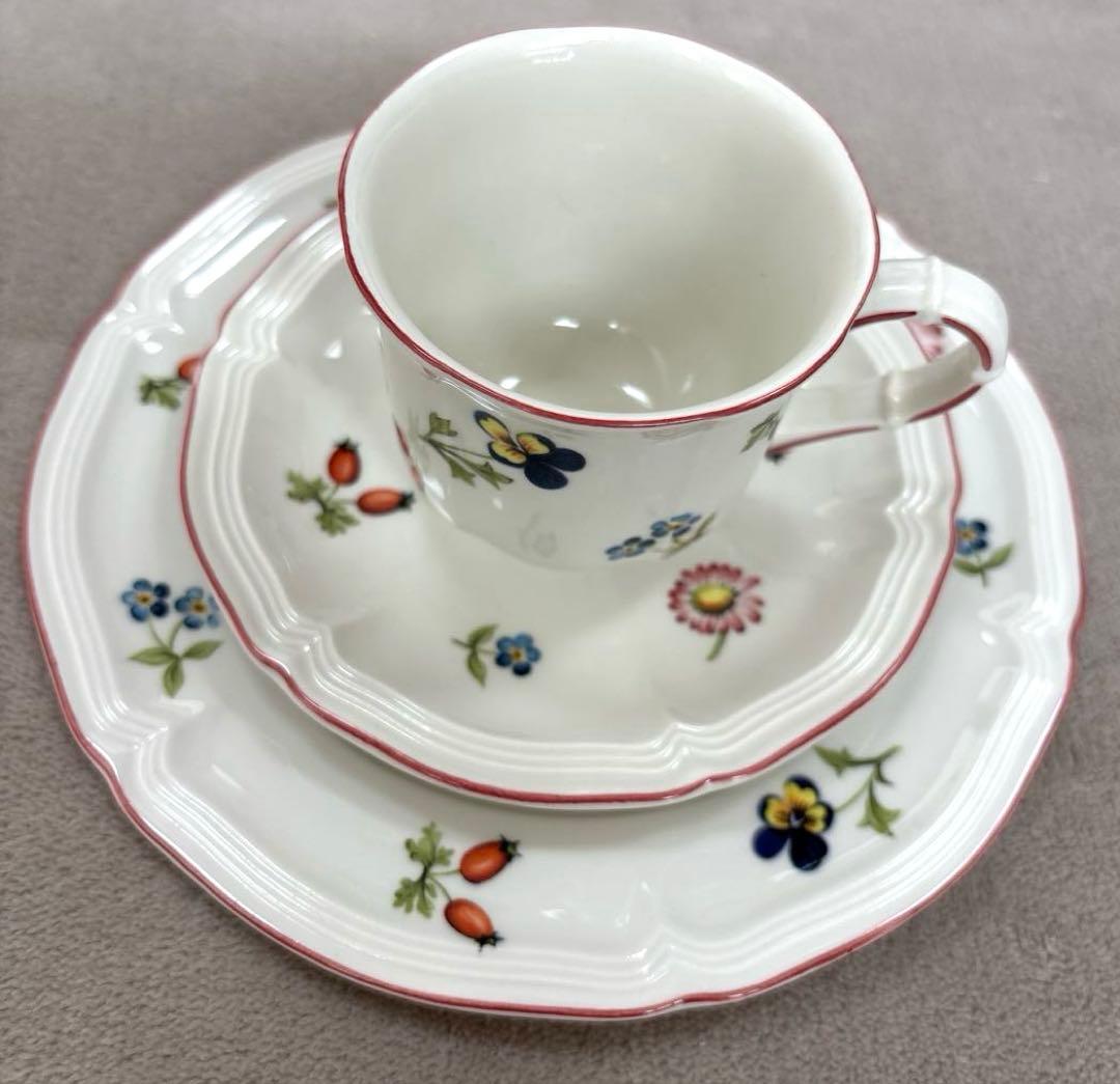 ビレロイ&ボッホ プチフルールシリーズ プレート　5枚セット