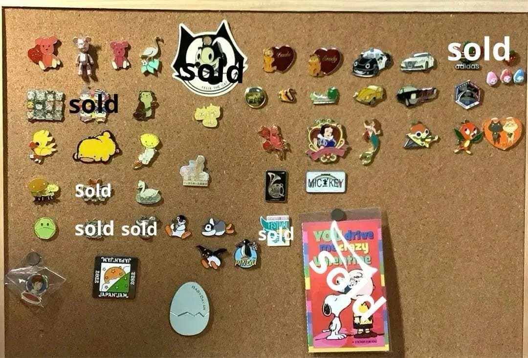 激レア】ピンバッジ キャラクター セット - メルカリ