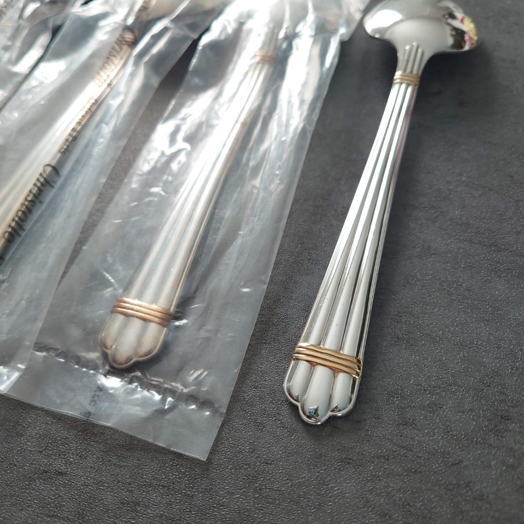 美品 クリストフル アリアゴールドリング テーブルスプーン 未開封含む