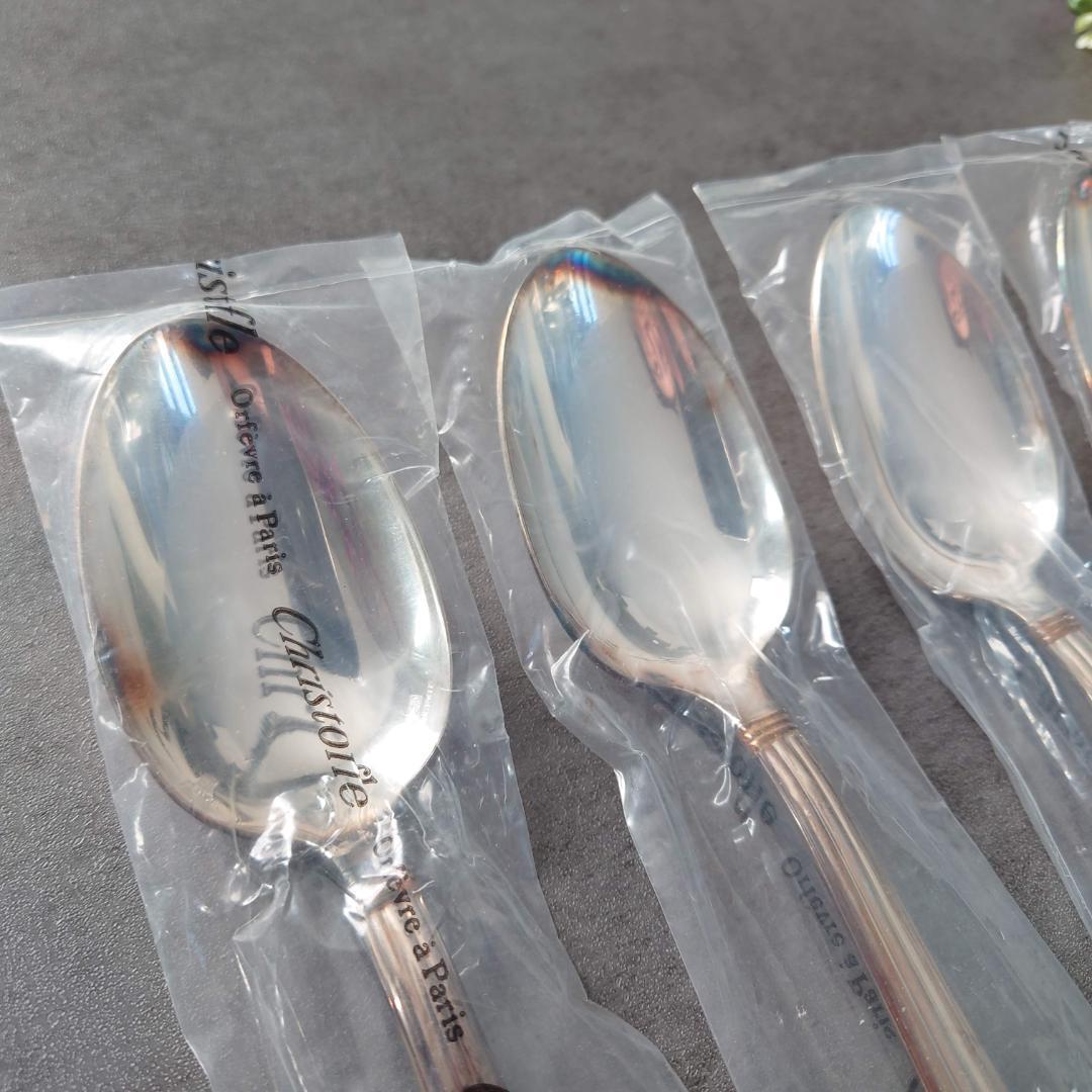 美品 クリストフル アリアゴールドリング テーブルスプーン 未開封含む