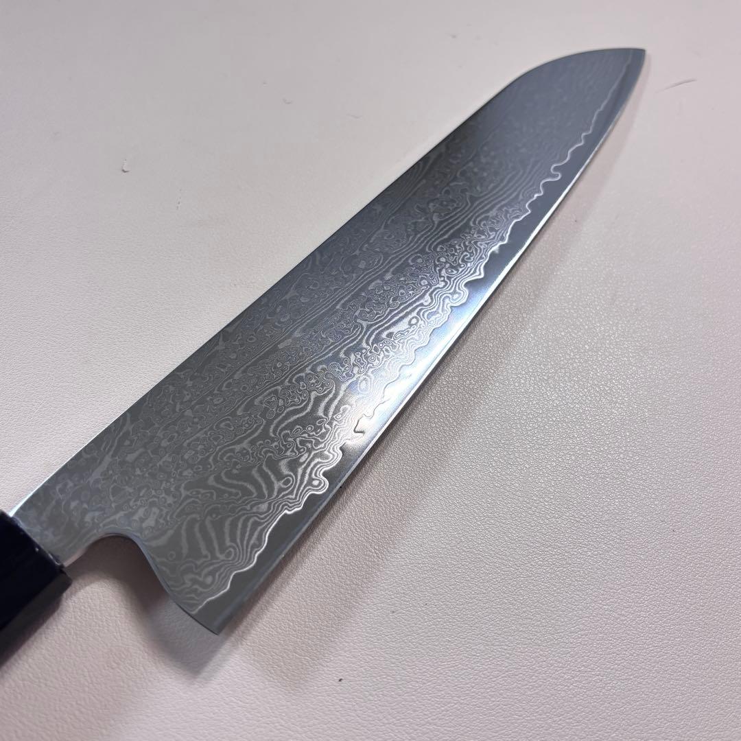 240mm 67層ダマスカスシェフナイフ 牛刀　黒檀本牛角八角柄 和包丁'~