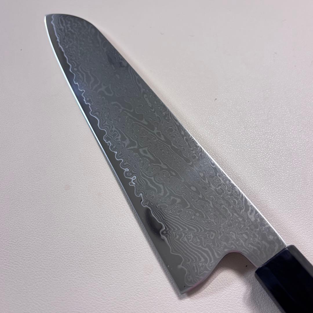240mm 67層ダマスカスシェフナイフ 牛刀　黒檀本牛角八角柄 和包丁'~