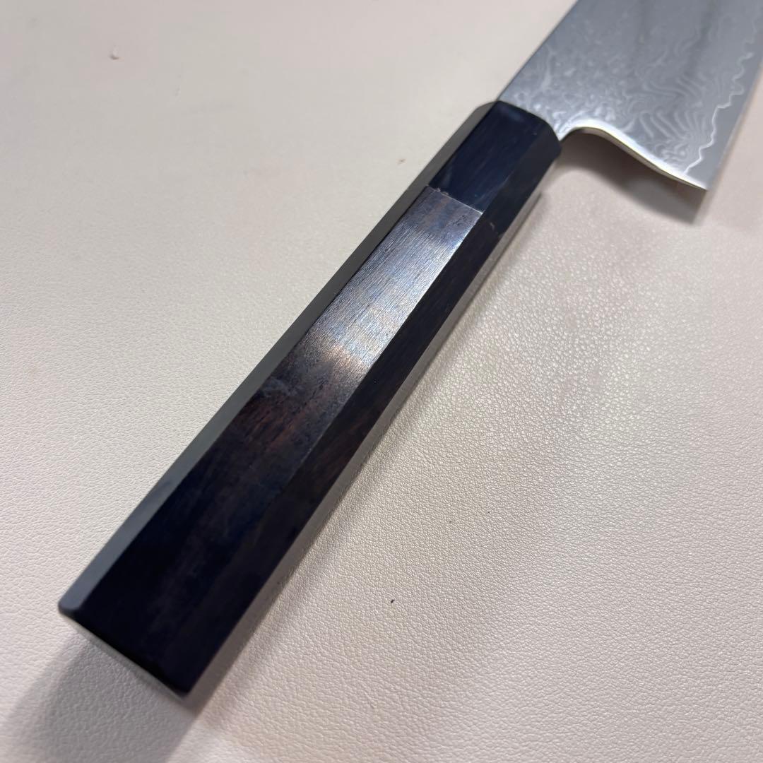 240mm 67層ダマスカスシェフナイフ 牛刀　黒檀本牛角八角柄 和包丁'~
