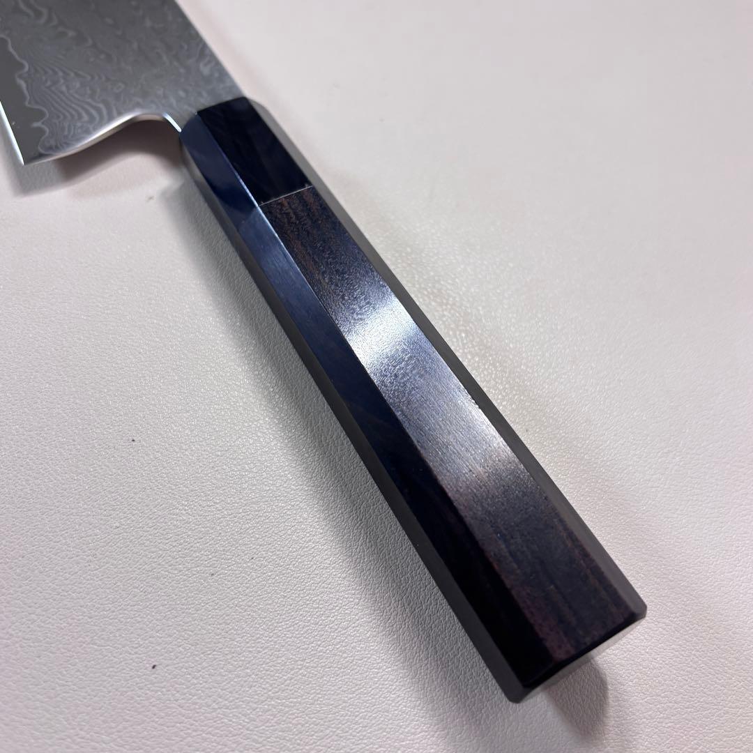 240mm 67層ダマスカスシェフナイフ 牛刀　黒檀本牛角八角柄 和包丁'~