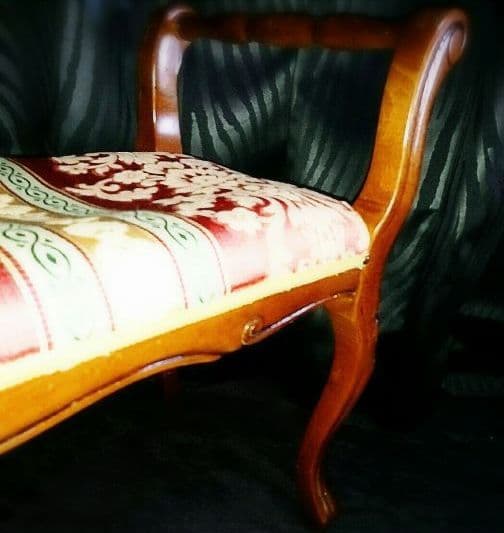 大正浪漫 アンティーク 木製 猫脚 肘掛け 椅子 いす イス 二人用 インテリア