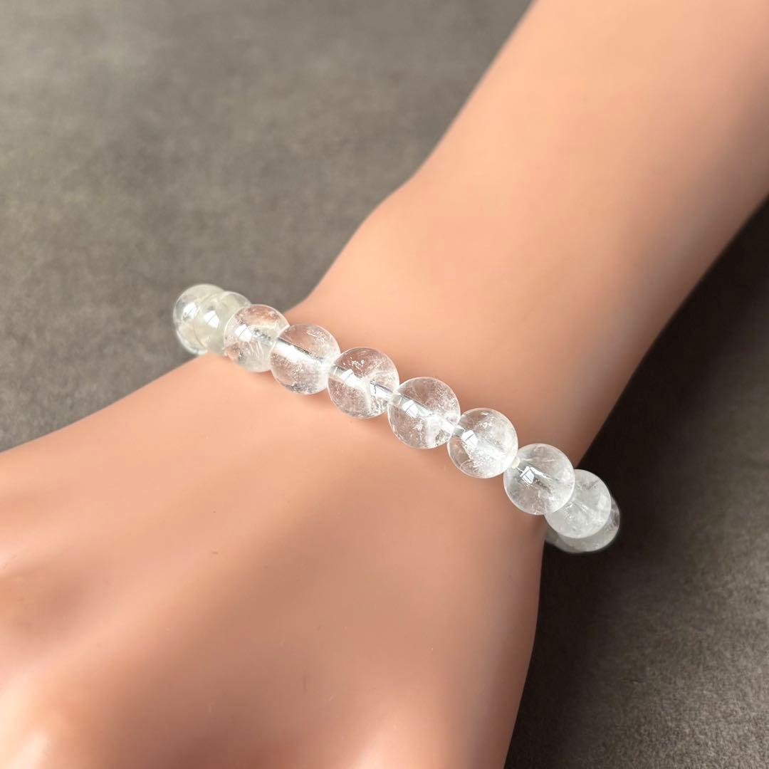 あらゆる障害を乗り越え前に進む/ホワイトファントム/パワーストーンブレスレット