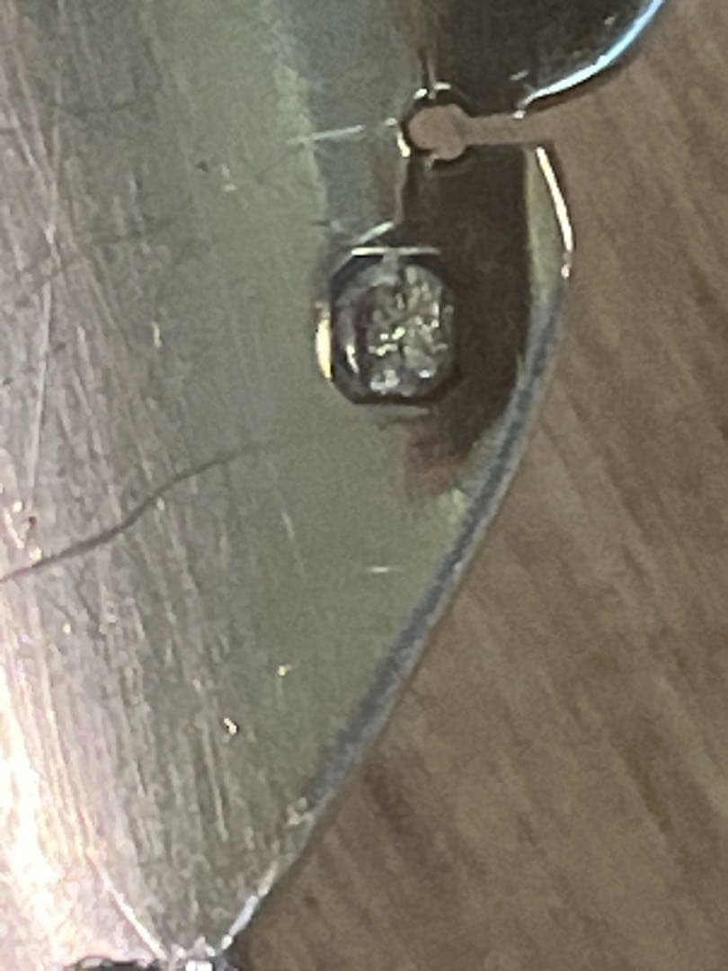 フランスアンティーク すかし　純銀　スプーン