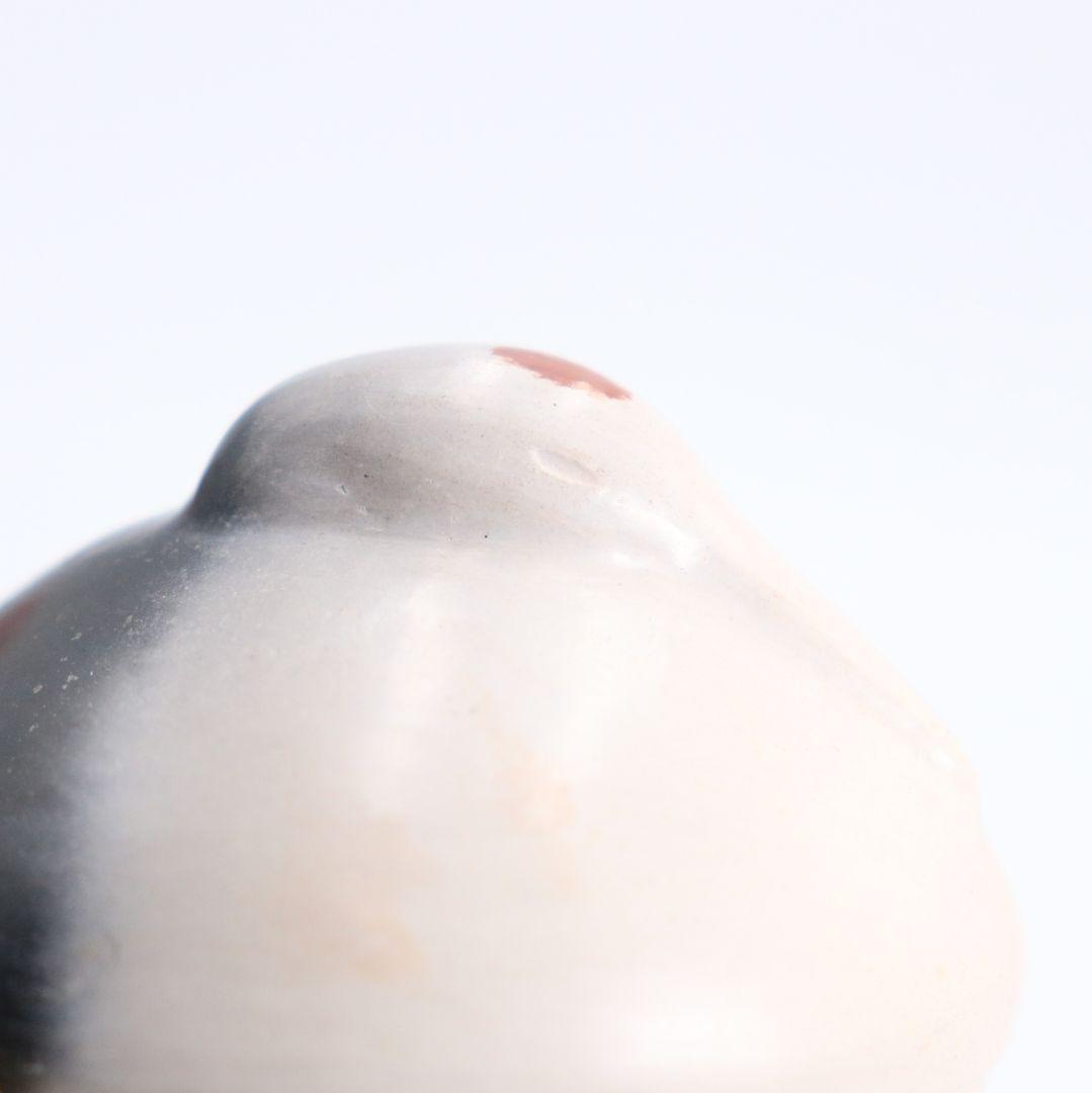 山崎宗元造 雲華焼 鶴香合 共箱共布 茶道具　N96　1F28