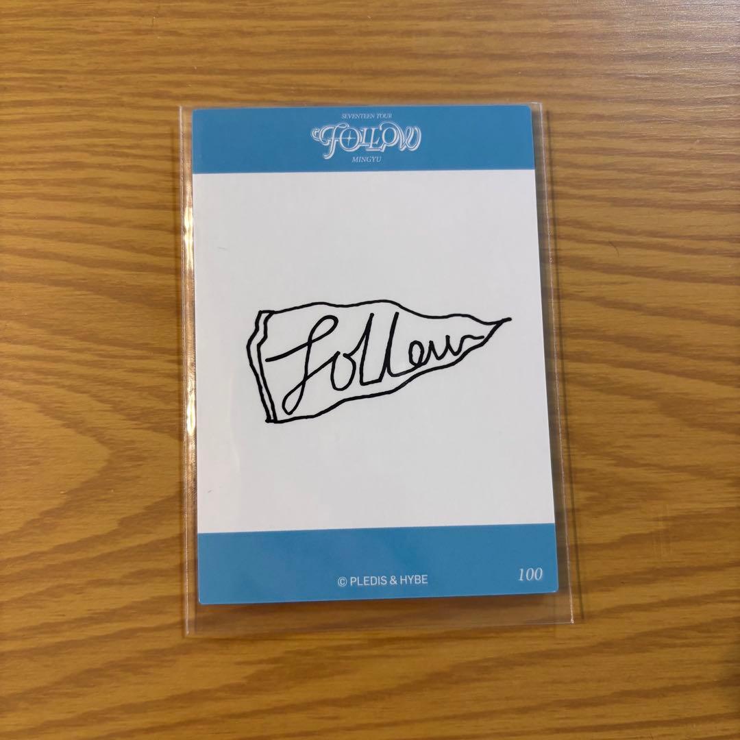 SEVENTEEN セブチ FOLLOW トレカ ミンギュ セルカ - メルカリ