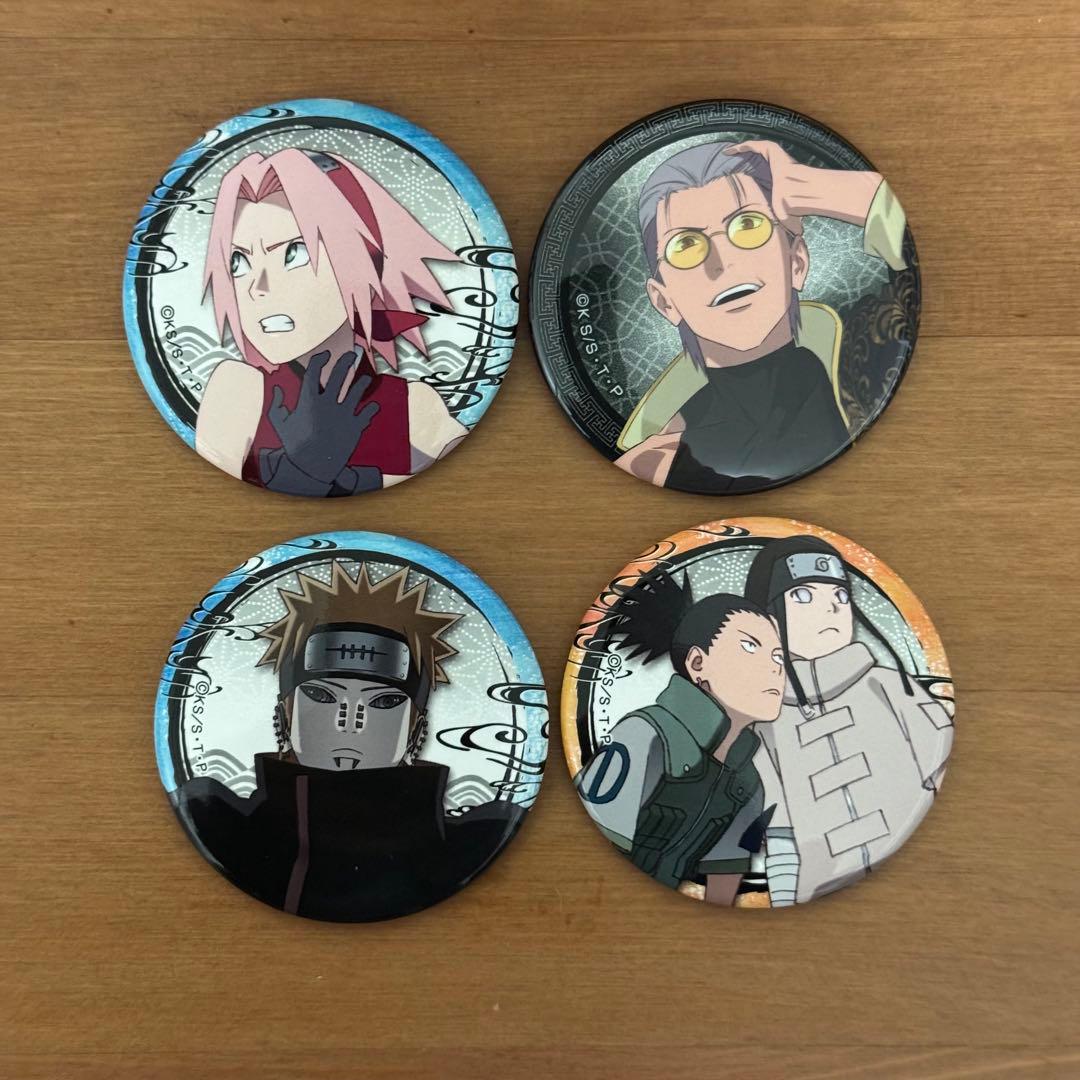 ナルト 缶バッジ 飛段 ペイン 春野サクラ 奈良シカマル 日向ヒナタ