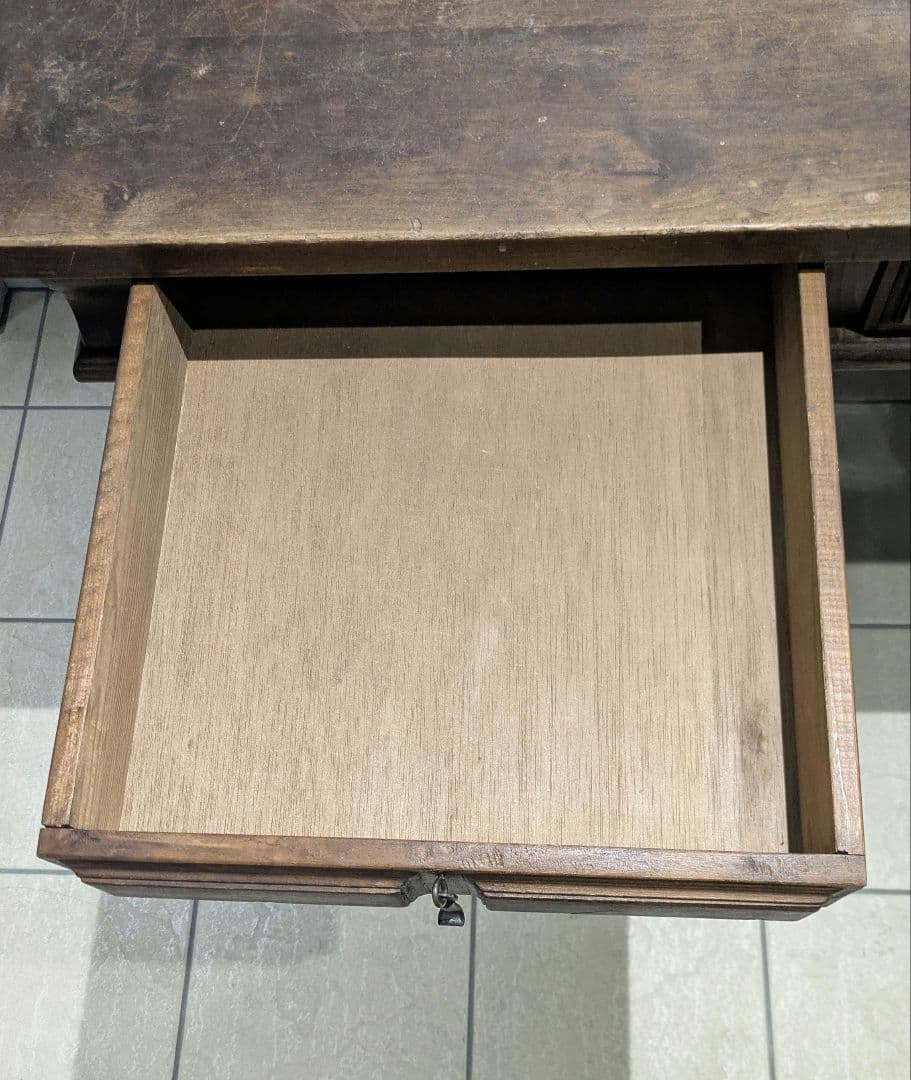 ​【しずく】本物アンティーク デスク（ワークデスク・机）