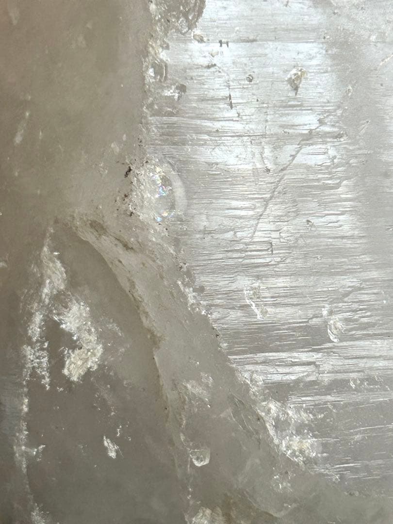 【圧巻✨】天然水晶 大型クリスタルポイント 3.2kg 台座付き