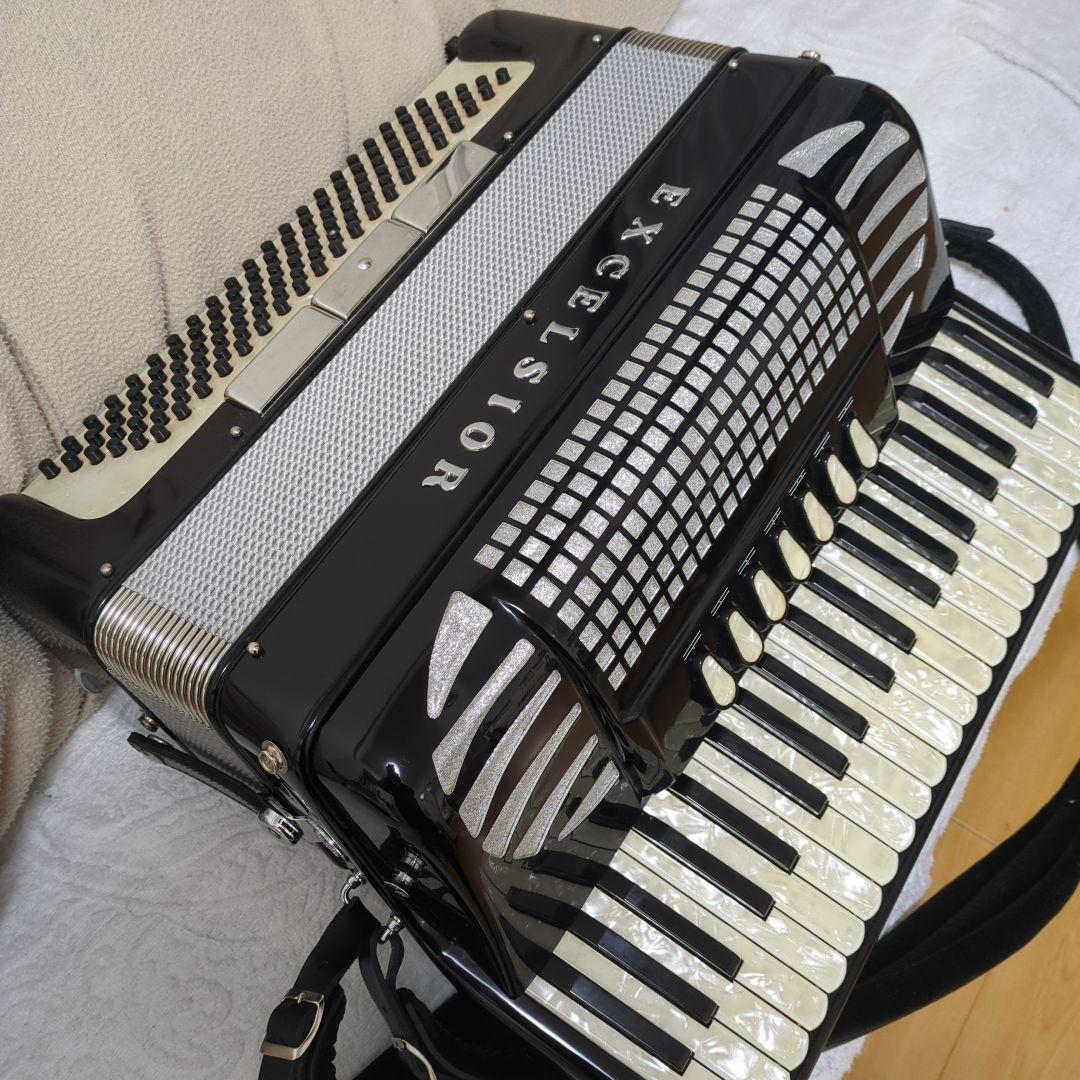 本日22時終了EXCELSIOR308アコーディオンソフトケース付 - メルカリ