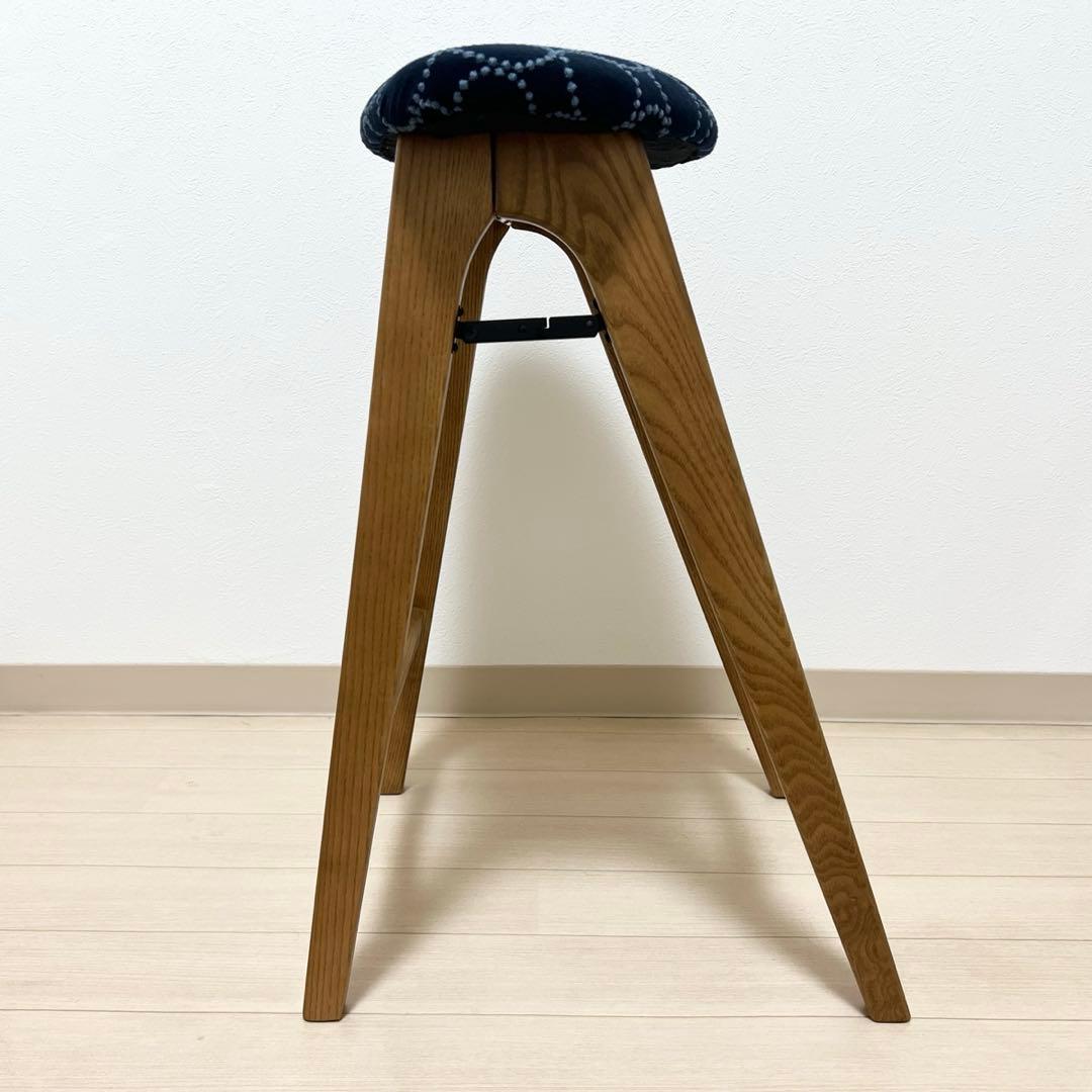 ミナペルホネン dop タンバリン 折り畳み スツール【インディゴ】 腰掛け