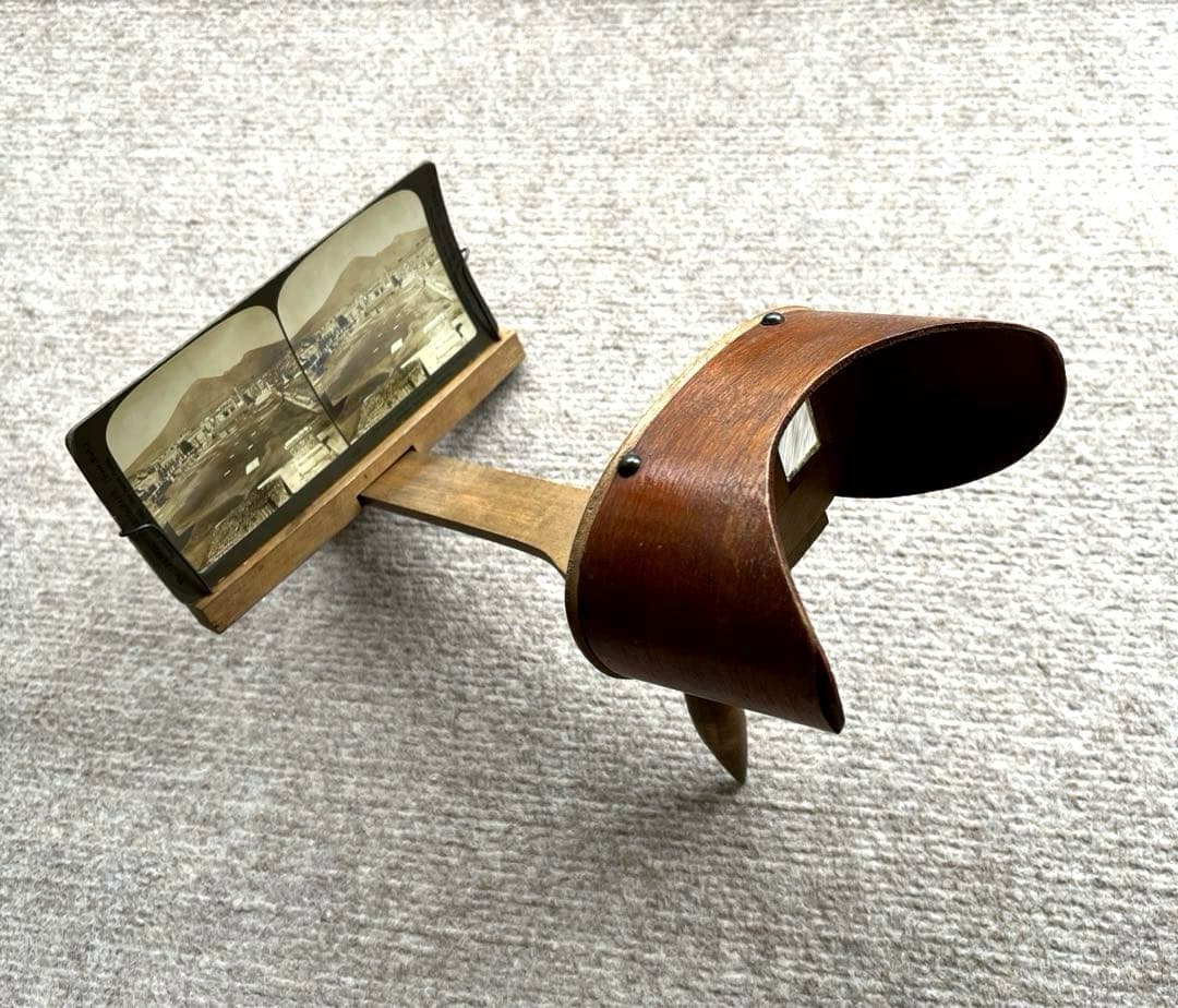 ステレオスコープビューワー スライド付 アンティーク イギリス - メルカリ