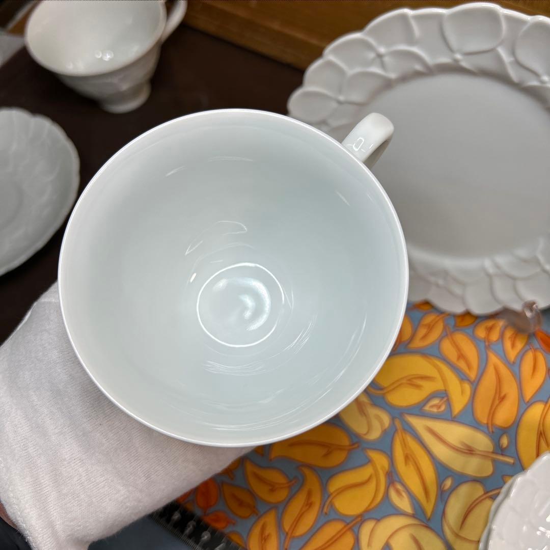 香蘭社　紫陽花　CS、15㌢・19㌢プレートのカルテット２組 美品