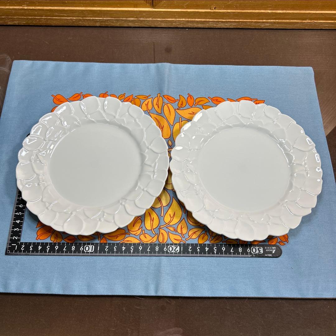 香蘭社　紫陽花　CS、15㌢・19㌢プレートのカルテット２組 美品