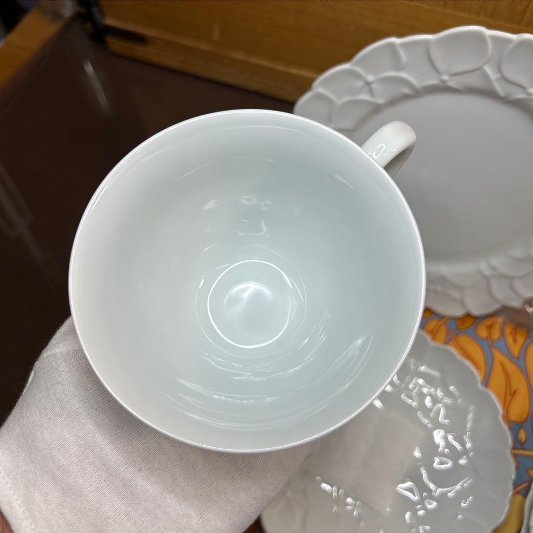 香蘭社　紫陽花　CS、15㌢・19㌢プレートのカルテット２組 美品